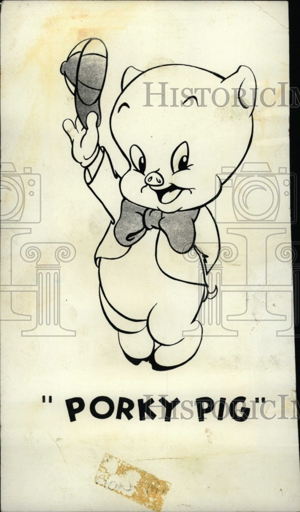 1976 Press Photo Porky Pig Of The Bugs Bunny Show - RRW76749 - Historic Images