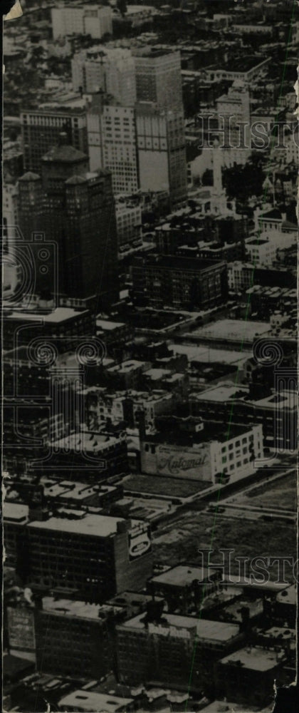 Press Photo Aerial View City - RRW76795 - Historic Images