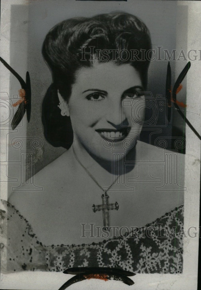 1953 Press Photo Licia Albanese Operatic Soprano - RRW76939 - Historic Images