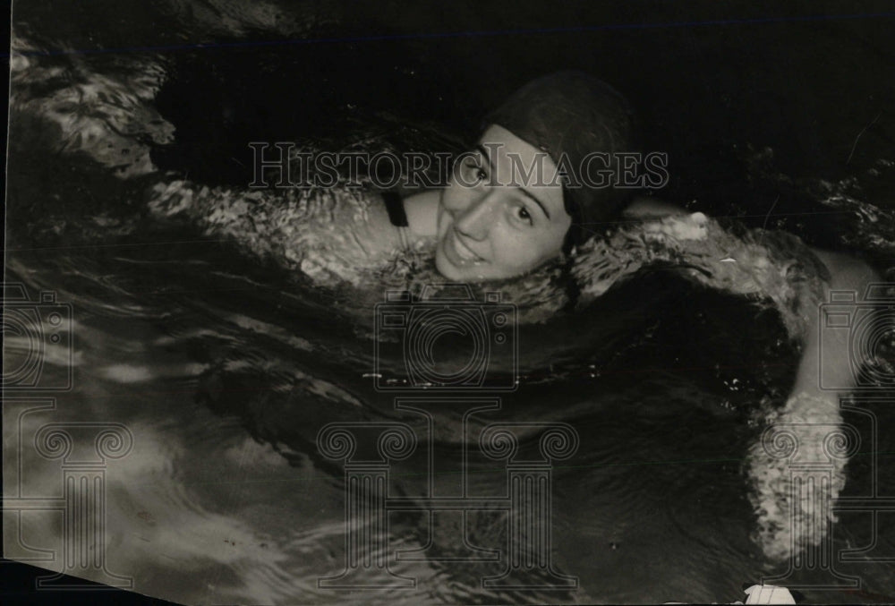 1936 Press Photo Lenore Kigt Wingard Swimmer - RRW77351 - Historic Images