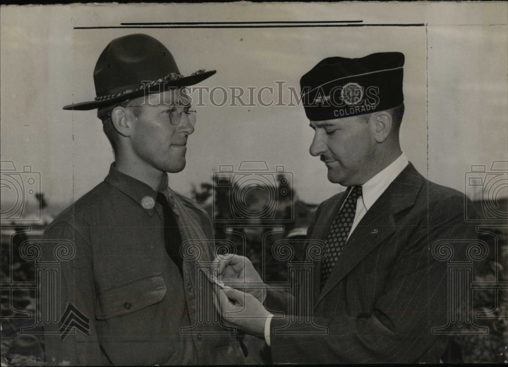 1937 Press Photo Essay Medal Americanism Prior Leyden - RRW77413 - Historic Images