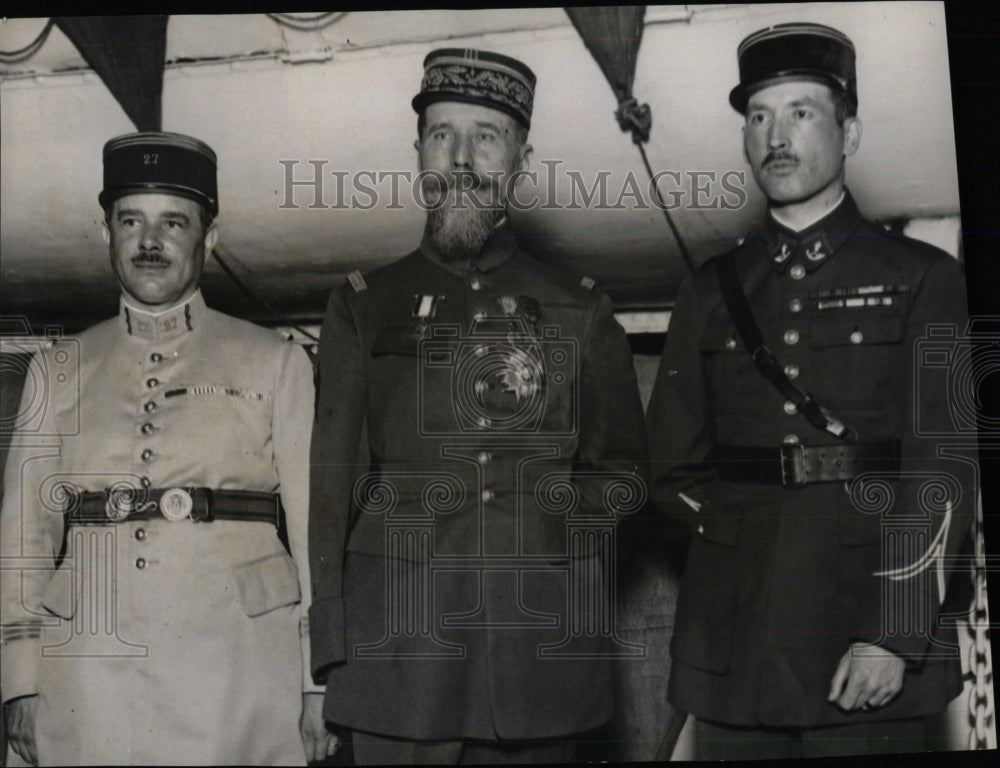 1929 Press Photo General Henru Gouraud Arrives in NY - RRW77419 - Historic Images