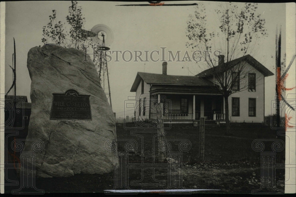 1963 Press Photo Will Carleton House - RRW77659 - Historic Images