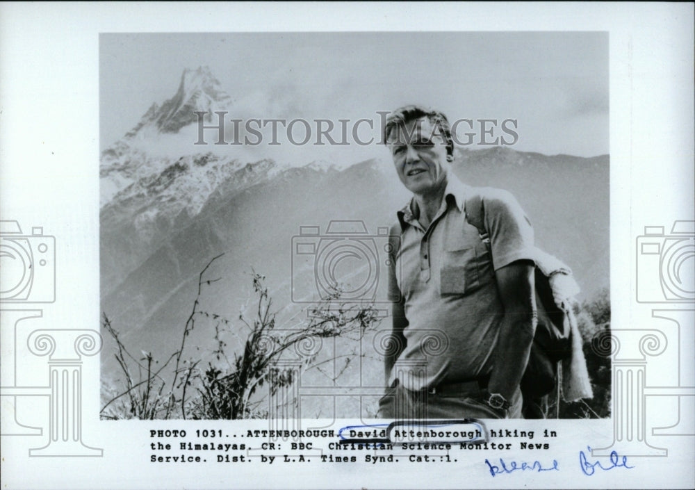 Press Photo Attenborough Himalayas - RRW77725 - Historic Images