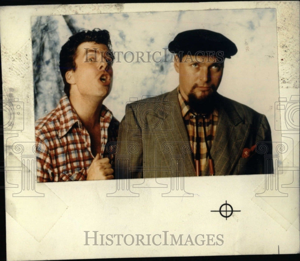 1989 Press Photo Mojo Nixon &amp; Skid Roper, US Musicians. - RRW77749 - Historic Images