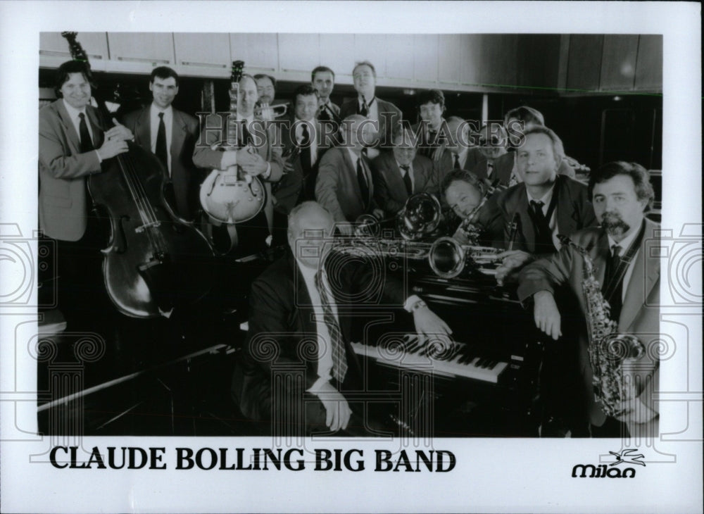 1995 Press Photo Entertainers Claude Bolling Big Band - RRW77877 - Historic Images