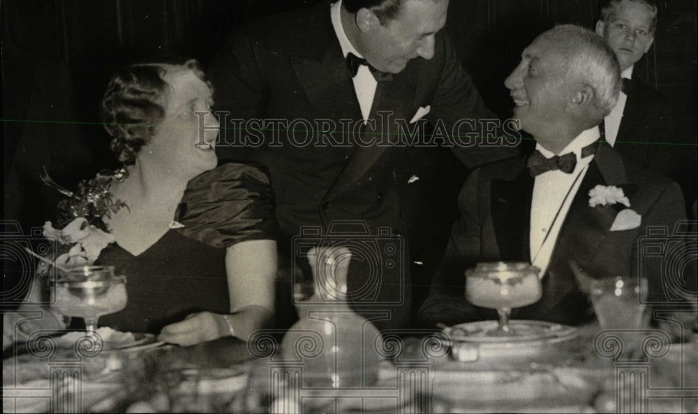 1934 Press Photo Natl Home Jewish Children Dinner - RRW77977 - Historic Images