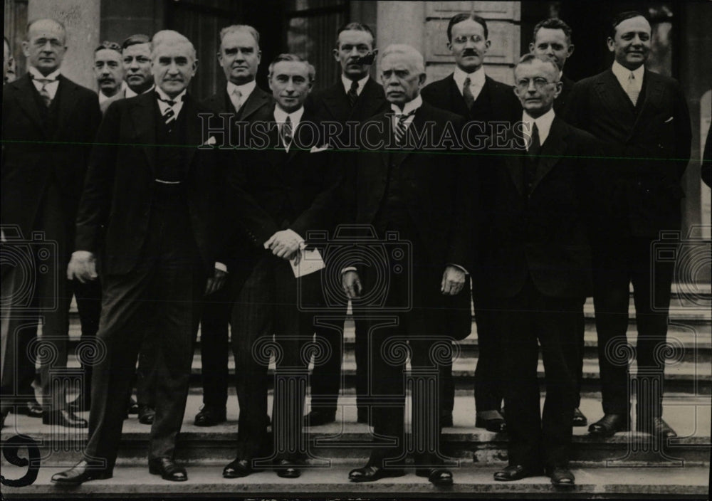 1955 Press Photo Politicians Delegates Arms Conference - RRW78043 - Historic Images