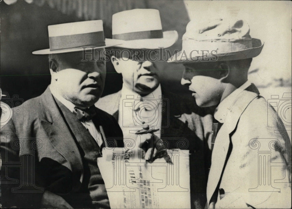 1913 Press Photo Secy Lane Denver Visit Talking - RRW78109 - Historic Images