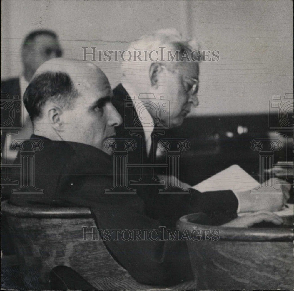 1947 Press Photo Robert Battalinio On Trial For Murder - RRW78239 - Historic Images