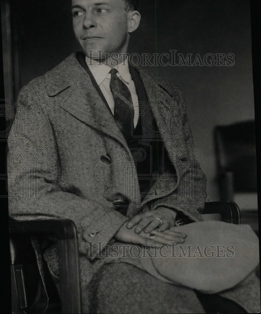 1924 Press Photo Raymond Parker Bauer Murder Witness - RRW78353 - Historic Images