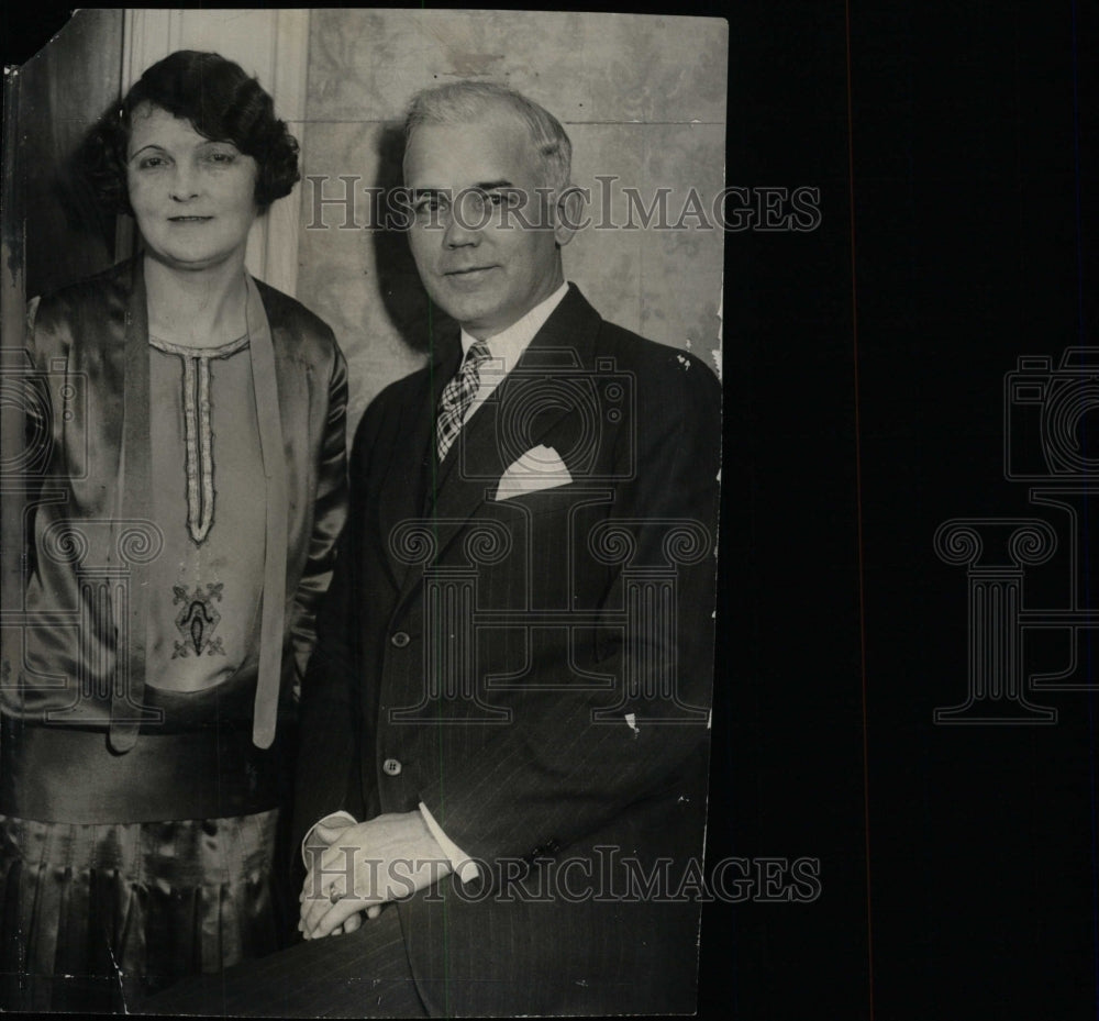 1928 Press Photo Oscar Fitzallen Holcombe Houston Mayor - RRW78661 - Historic Images