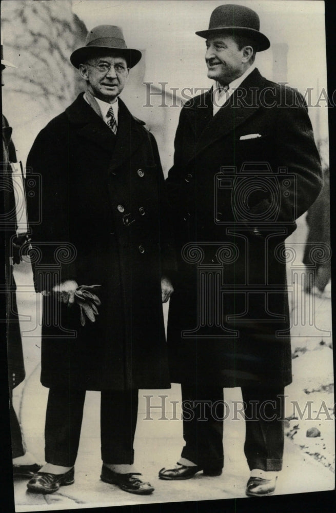 1933 Press Photo Francis Bushman London Ontario Motor - RRW78819 - Historic Images