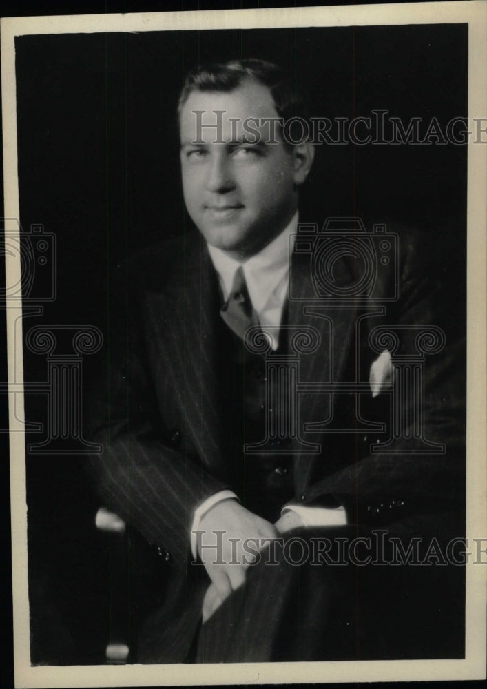 1933 Press Photo Richard Alexander Crooks Metropolitan - RRW79013 - Historic Images