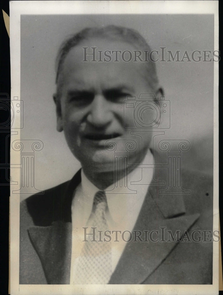 1935 Press Photo Governor William Langer Frank Vogel - RRW79019 - Historic Images