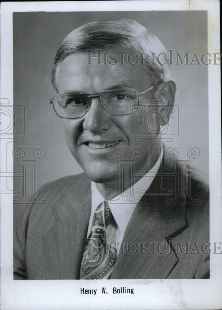 1975 Press Photo Henry Bolling Presisdent Restaurant - RRW79169 - Historic Images