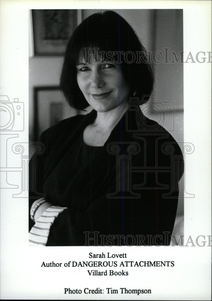 1995 Press Photo Author Sarah Lovett - RRW79239 - Historic Images