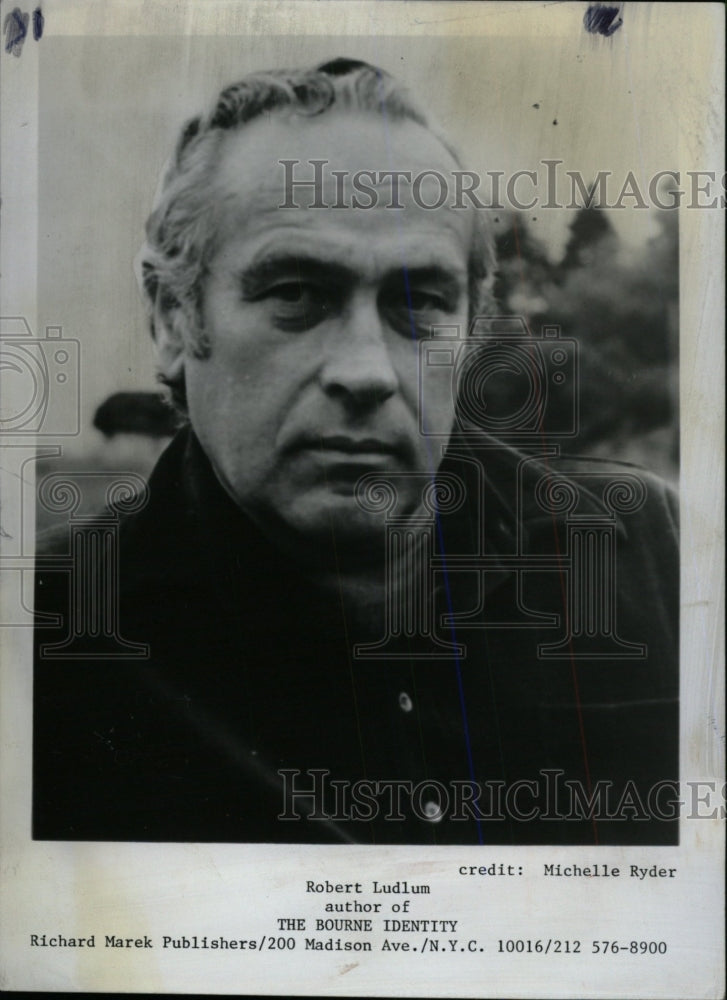 1980 Press Photo Robert Ludlum The Bourne Identity - RRW79277 - Historic Images