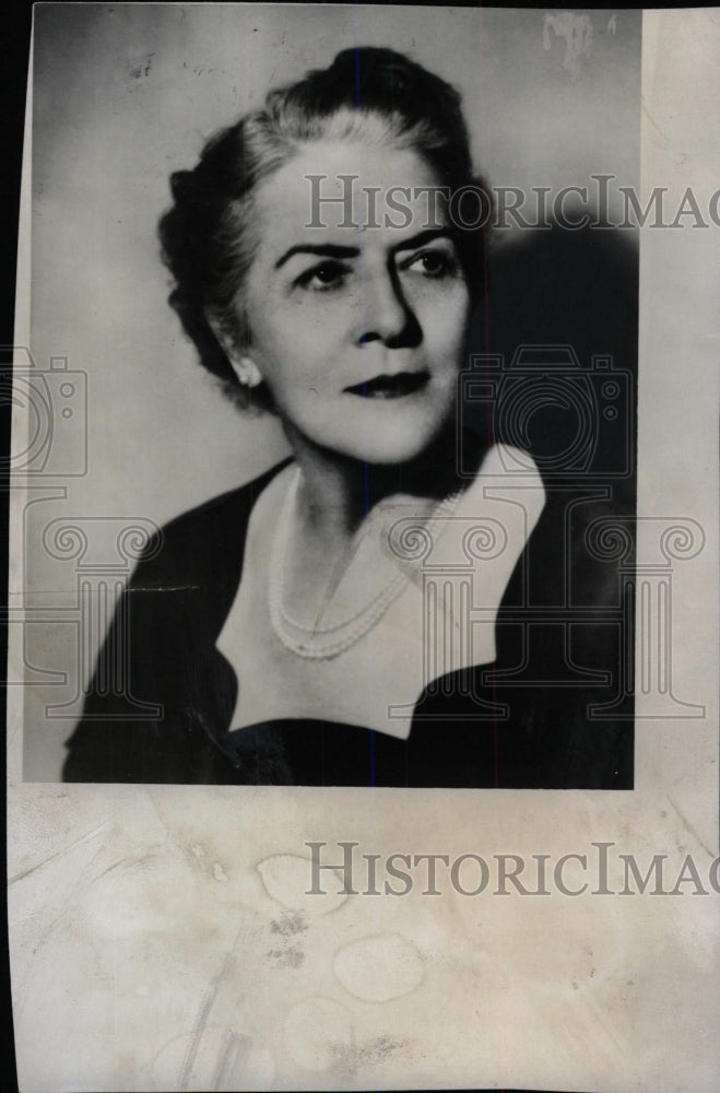 1954 Press Photo Mrs George Turner president woman ama - RRW79329 - Historic Images