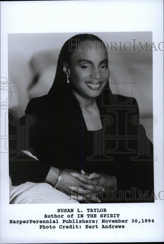 1994 Press Photo Susan Taylor Author Spirit Harper - RRW79335 - Historic Images