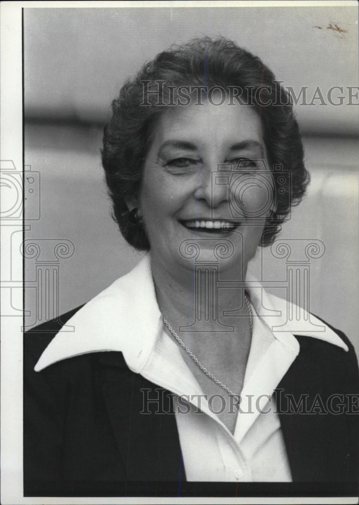 1982 Press Photo Doris Durdy Brighton Politician Mayor - RRW79467 - Historic Images