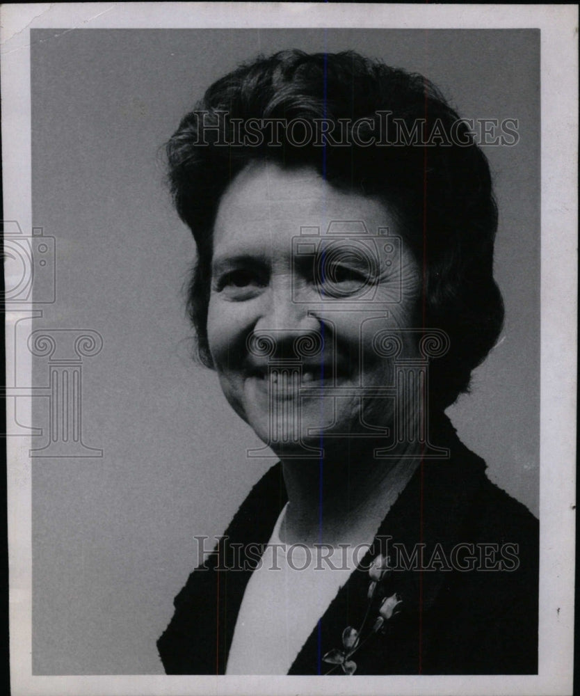 1968 Press Photo Mrs Jennie McElroy Lincoln School - RRW79769 - Historic Images