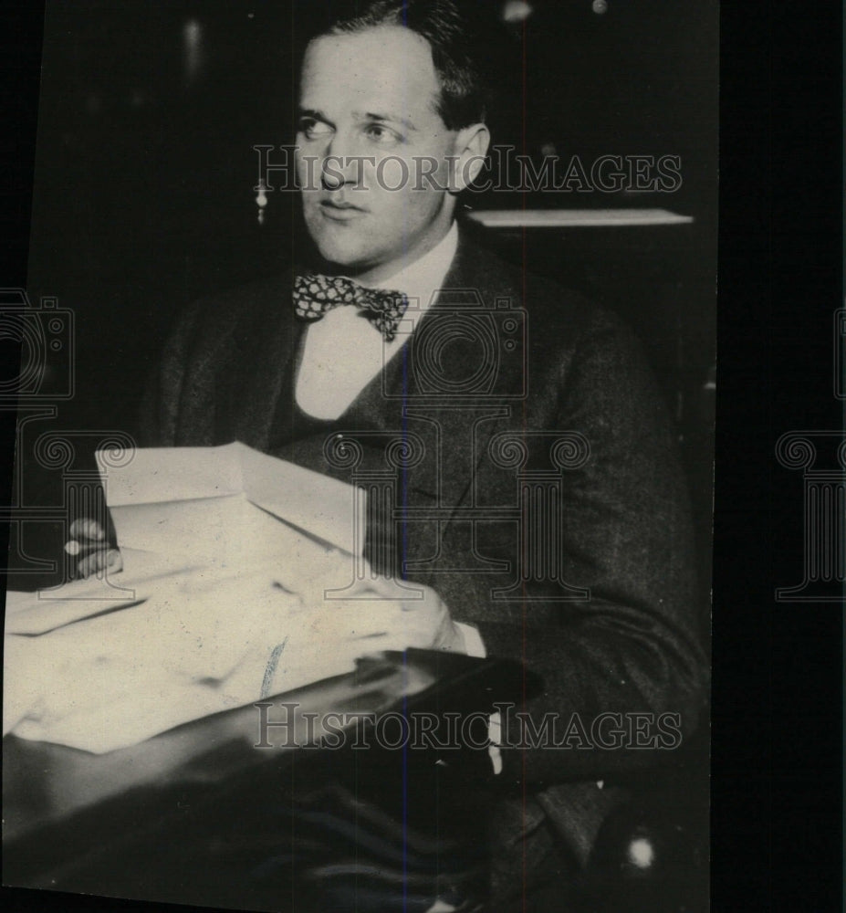 1925 Press Photo Trubee Davison Chairman Legislature - RRW79841 - Historic Images