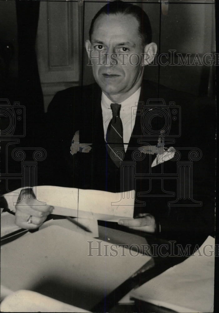 1934 Press Photo Marriner Eccles Morgen Thau Assistant - RRW80069 - Historic Images