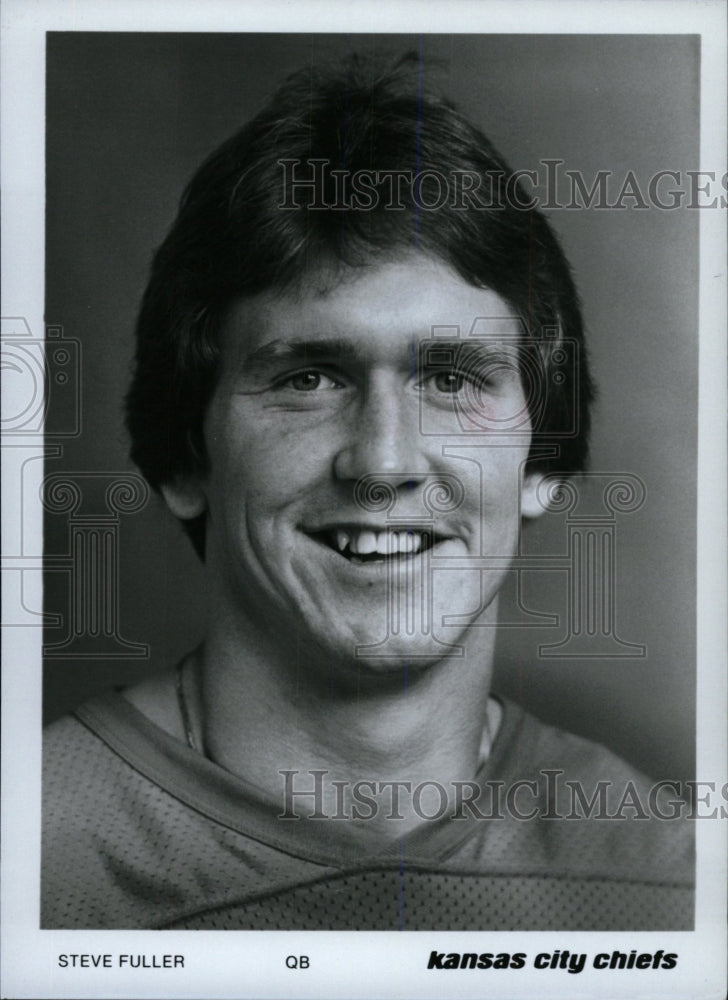 Press Photo Steve Fuller Kansas City Chiefs Football - RRW80139 - Historic Images