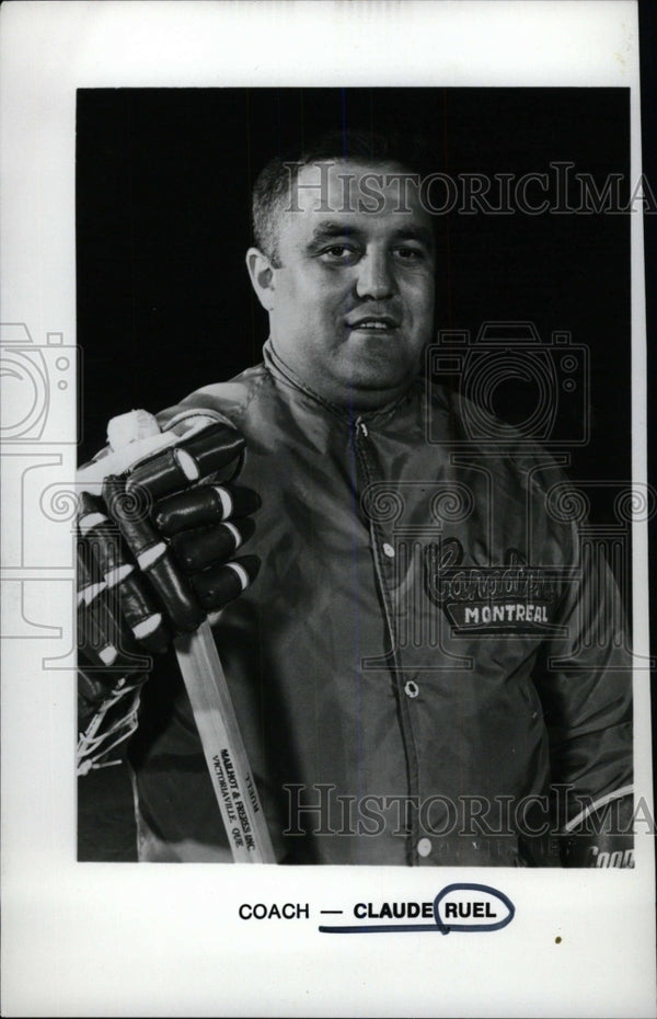 1978 Press Photo Claude Ruel Montreal Canadians Stanley - RRW80295 ...