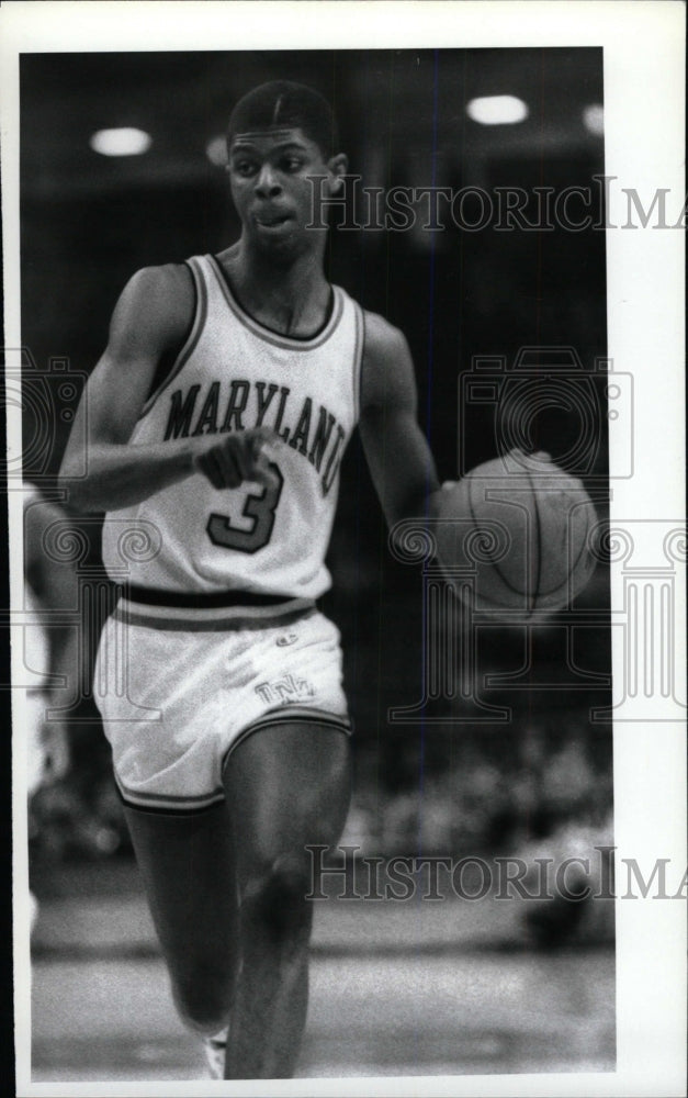 1984 Press Photo Keith Gatlin Maryland basketball - RRW80361 - Historic Images