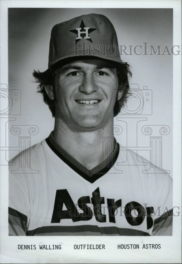 1979 Press Photo Dennis Walling Houston Astros Baseball - RRW80363 - Historic Images