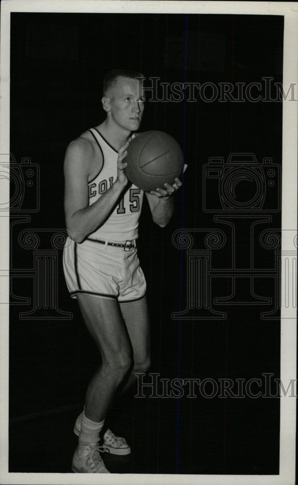 1957 Press Photo Gordie Johnson Colorado University - RRW80375 - Historic Images