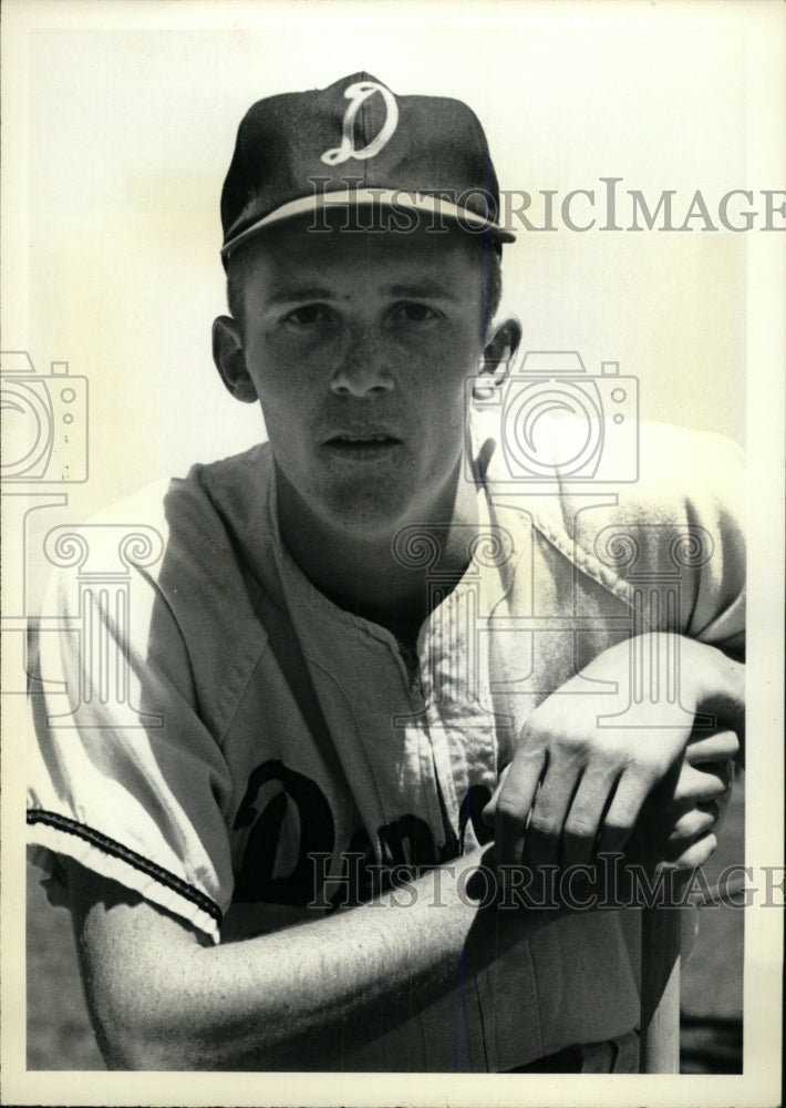 1967 Press Photo Gerry Grover Denver Baseball Mexico - RRW80457 - Historic Images