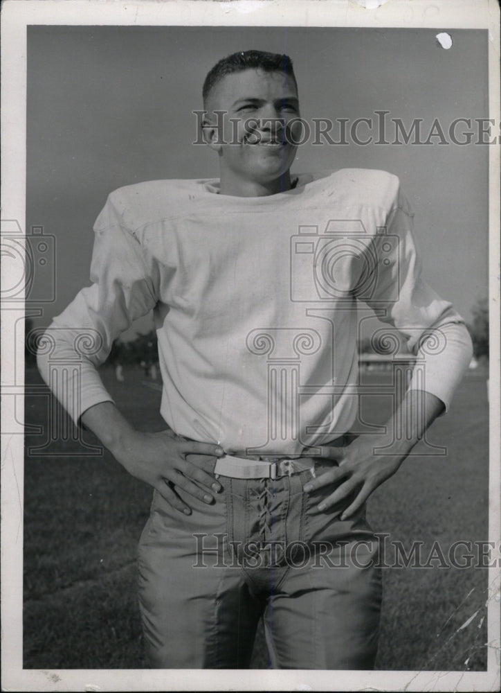 1955 Press Photo Steve Gallos Air force Academy footbal - RRW80491 - Historic Images