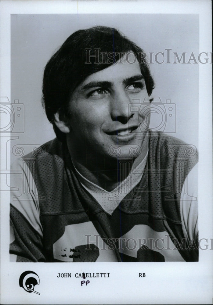 1977 Press Photo John Cappelletti San Diego Chargers - RRW80511 - Historic Images