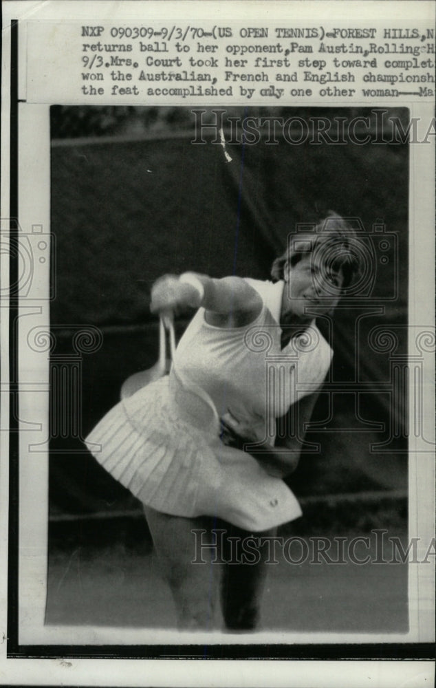 1970 Press Photo Margaret Court Smith (Tennis) - RRW80655 - Historic Images