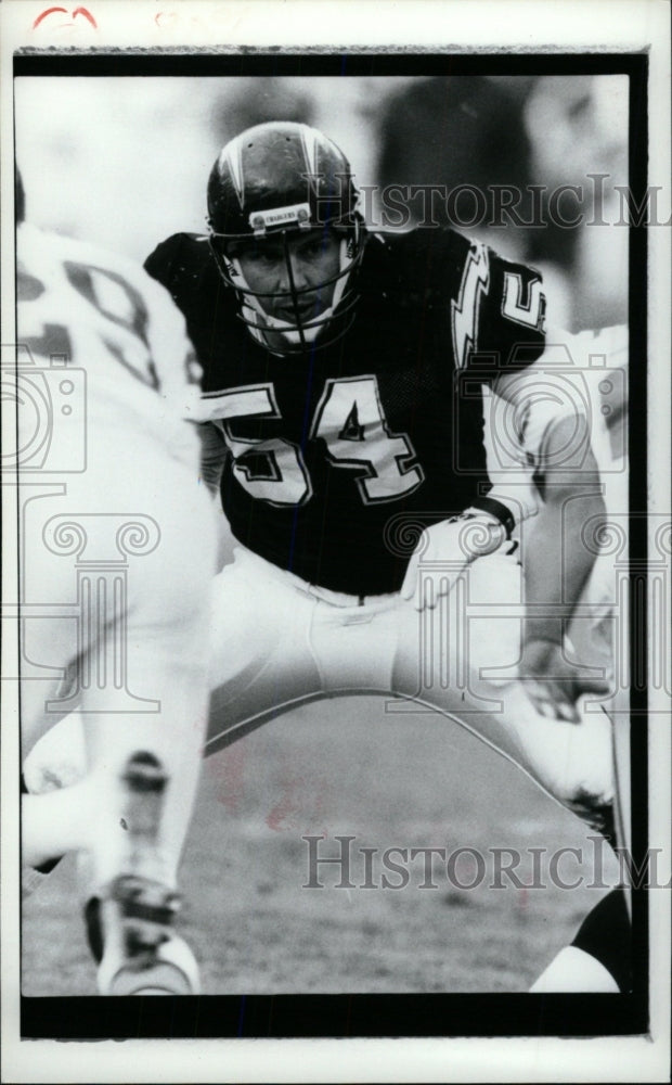 1990 Press Photo Billy Ray Smith - San Diego Chargers - RRW80659 - Historic Images