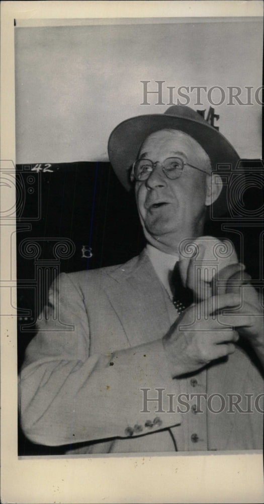 1949 Press Photo Burt Shotton America Major League Base - RRW80665 - Historic Images