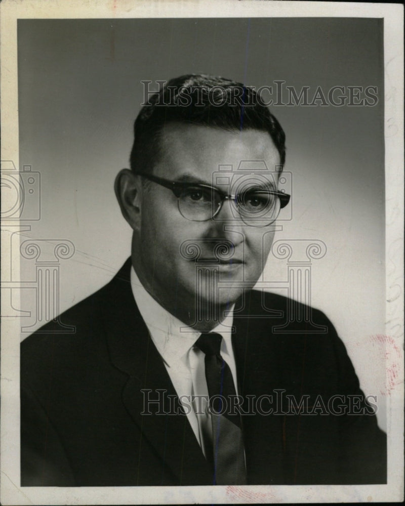 1967 Press Photo Richard T. Eckles American Executive - RRW81027 - Historic Images