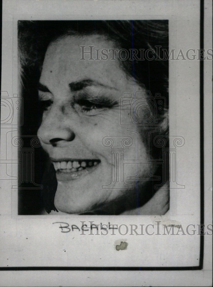 1978 Press Photo Lauren Bacall actress model - RRW81297 - Historic Images