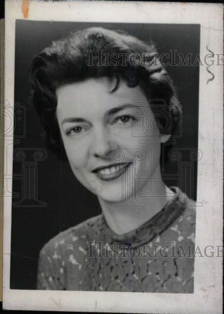 1967 Press Photo Genevieve McGiffert DU Faculty - RRW81323 - Historic Images