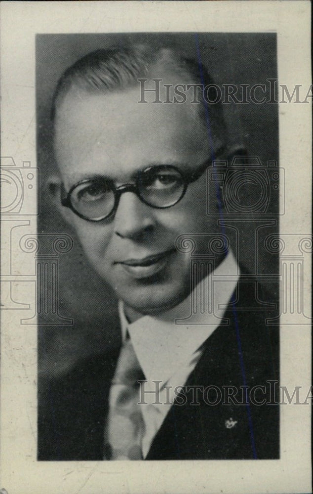 1936 Press Photo General V.J. Dunton Chamber Campaign - RRW81333 - Historic Images