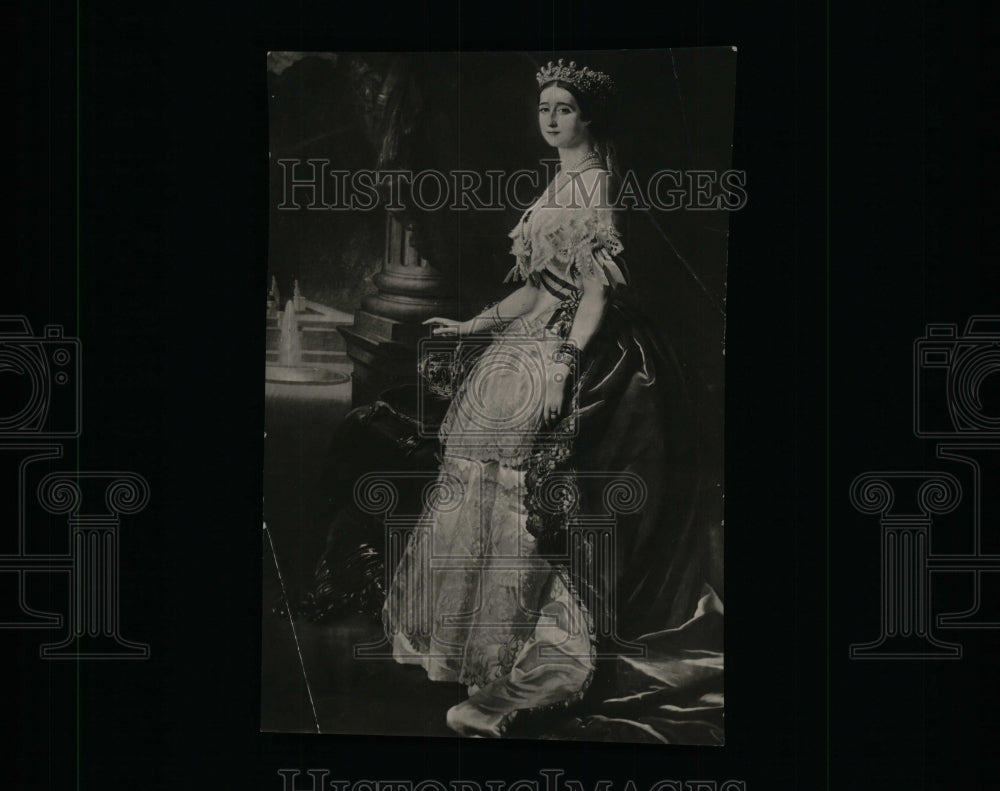 Press Photo Winterhalter Empress Eugenie Paint American - RRW81505 - Historic Images