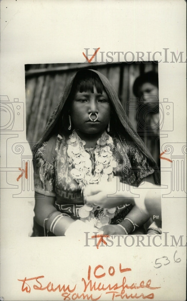 1933 Press Photo San Blas Indian Celle Sam Marshall - RRW81535 - Historic Images
