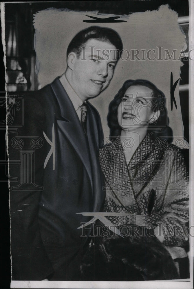 1953 Press Photo Sheppard King Aid Heir America Amir - RRW81607 - Historic Images