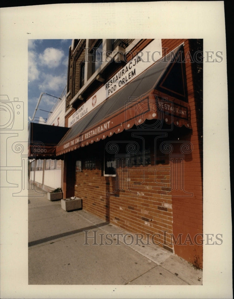 1985 Press Photo Restaurant Under the Eagle, Michigan - RRW81655 - Historic Images