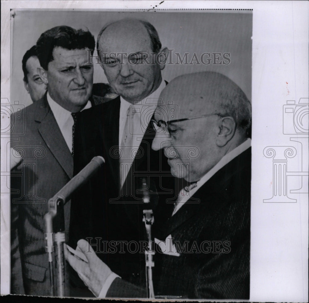 1962 Press Photo Foreign Minister Attilio Piccioni US - RRW81797 - Historic Images