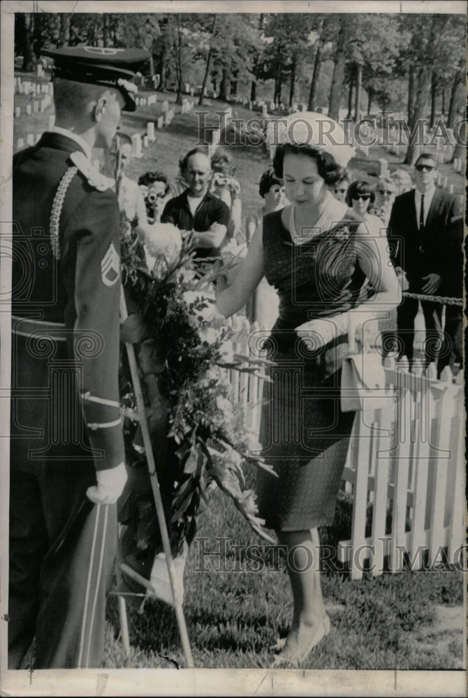 1965 Press Photo Princess Benedikte Arlington National - RRW81945 - Historic Images