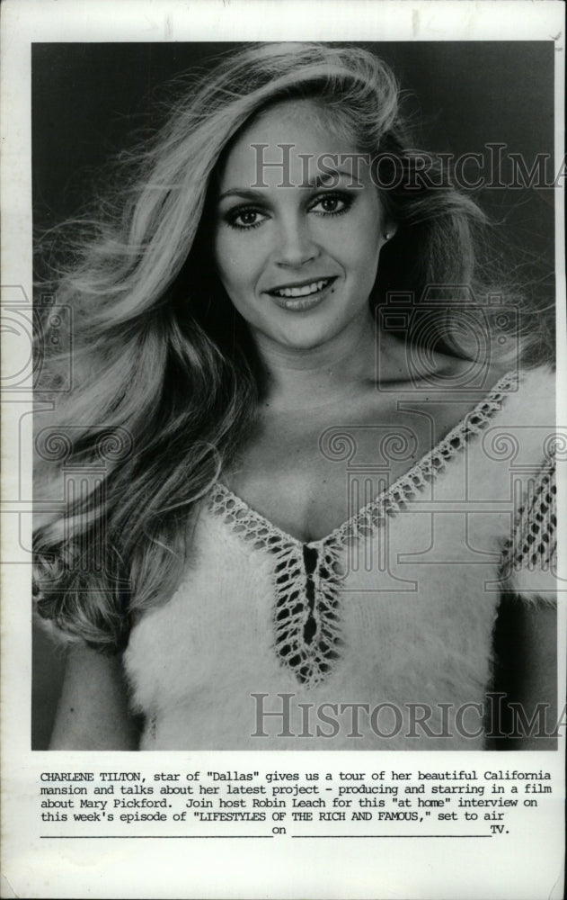 1988 Press Photo Charlene Tilton beautiful California - RRW82033 - Historic Images